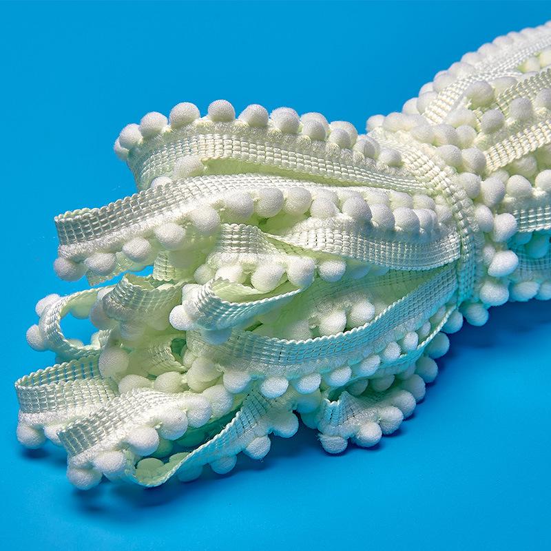 Мяч для ванны с кружевной окантовкой 1,3 см для самостоятельного изготовления одежды, штор и ковров