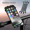 Bicycle Phone Holder Silicone Band for Garmin Computer Interface Adjustable Anti-slip MTB Mountain Road Bike Scooter Mobile Cell Phone