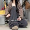 Gray Glutinous Rice Pants Women's Autumn New Small Narrow Version Lazy Pendant Soft Waxy Casual Straight Wide-leg Pants
