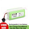 Литий-ионный аккумулятор 14,4v12,8ah для Cecotec Conga Excellence 950 990 1090 Ecovacs Deebot Dn621 601/605 Eufy Robovac 35c Panda I7 V710