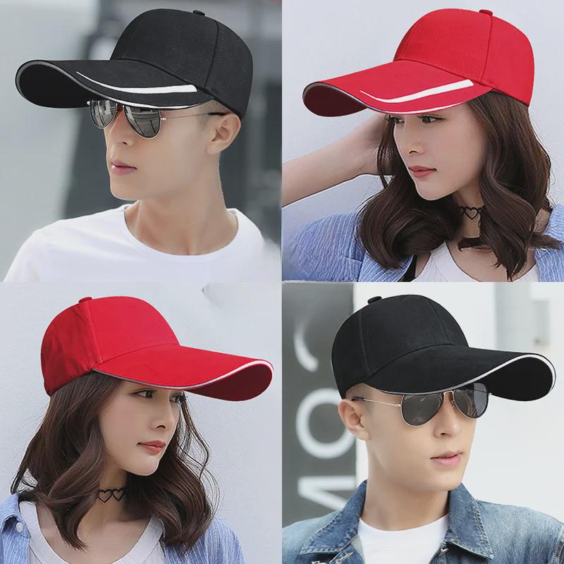 Men's Large Brim Baseball Cap for Spring/Summer Outdoor Sun Protection - Extended Size Duckbill Hat