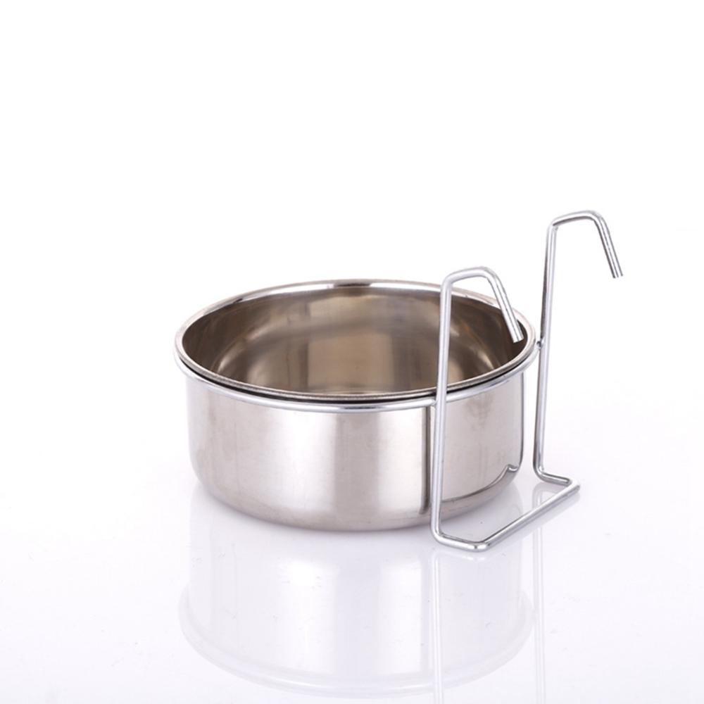 Pet Cat Clamp-on Hang-on Puppy Water Drinker Dog Feeding Bowl Bird Feeder Cage Cup