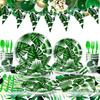 Palm Leaf Party Supplies Birthday Decorations Tropical Summer Party Paper Plates Paper Cups Tablecloths Paper Towels Knives And Forks