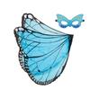 Mask Elf Angel Wings Cloak Performance Butterfly Costume Fashion Butterfly Wings Cape  Girl