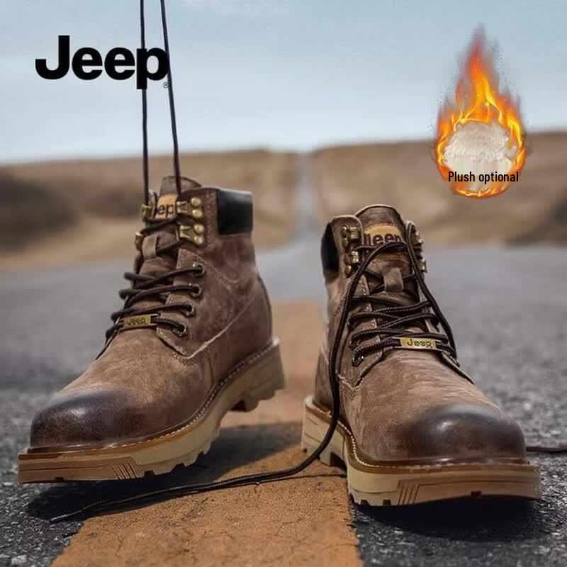 Jeep Мужские высокие рабочие ботинки Мартин