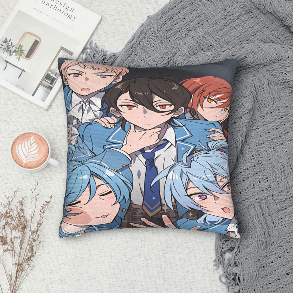 Ensembles-Stars Pillow Cover Square Cushion Cover Funny Pillow Case For Office Car Home Decor