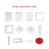 Acrylic Patchwork Ruler Multifunctional Sewing Ruler Cutting Ruler Quilting Ruler Sewing Supplies for Craft Enthusiasts