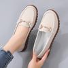 Женские мокасины, кожаная обувь, удобная обувь на плоской подошве для вождения, повседневные лоферы для медсестер, прогулочная минималистичная летняя обувь для беременных для девочек