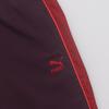 Puma Дышащие прямые брюки со шнуровкой и логотипом на средней талии в стиле ретро в полоску, длинные брюки унисекс, темно-красные 629046-44