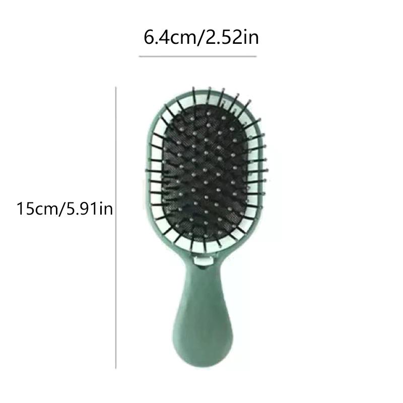 Detachable Air Cushion Comb With Mirror Scalp Hairbrush Detangle Anti Static Salon Hairdressing Styling Tool For Straight Curl