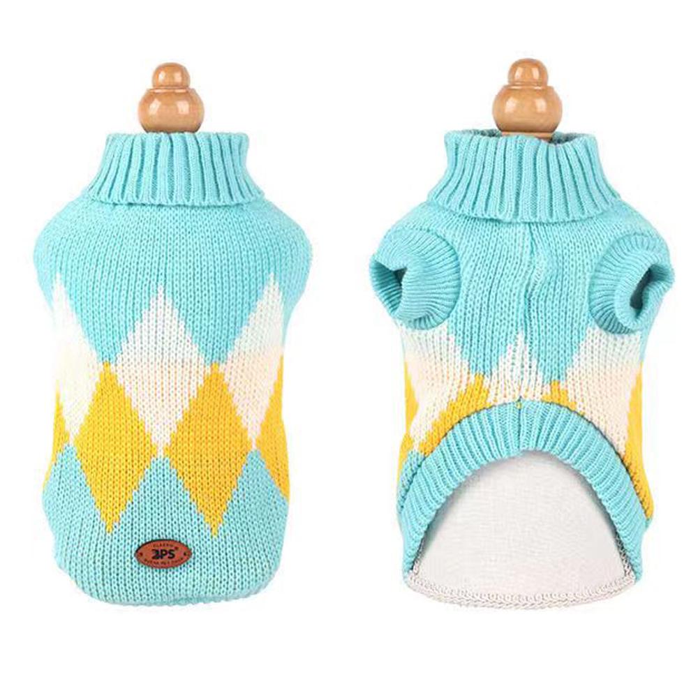 Зимнее пальто для домашних животных Свитера для собак для маленьких средних собак Кошки Щенки Мягкая одежда Теплая водолазка для домашних животных Жилет для чихуахуа Пальто для йорков Тедди-куртка