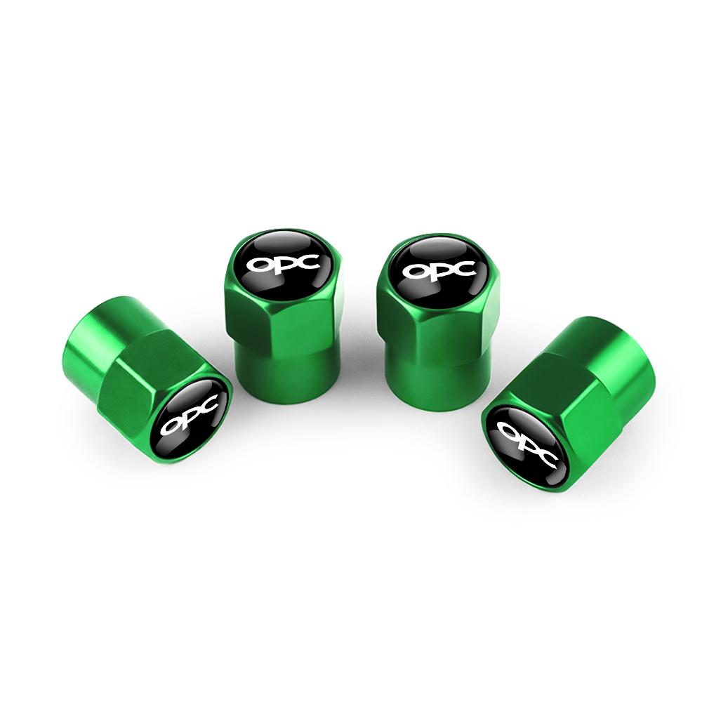 4Pcs For Opel OPC Astra Vectra Corsa Zafira Insignia Mokka Car Wheel Valve Caps Stem Case Tire Valve Cap Cover Auto Accessories HV9