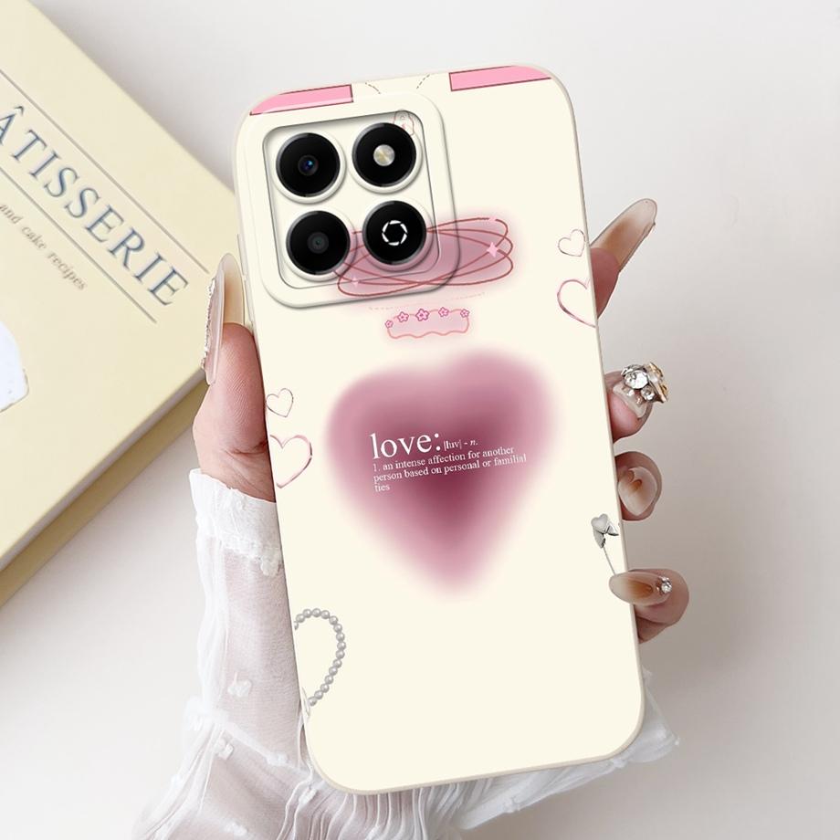 Чехол для Huawei Honor X6a X6b X6a Plus Чехол для телефона Honor X6 X6s 4G Мягкий силикон Funda Женский модный чехол с цветочным принтом