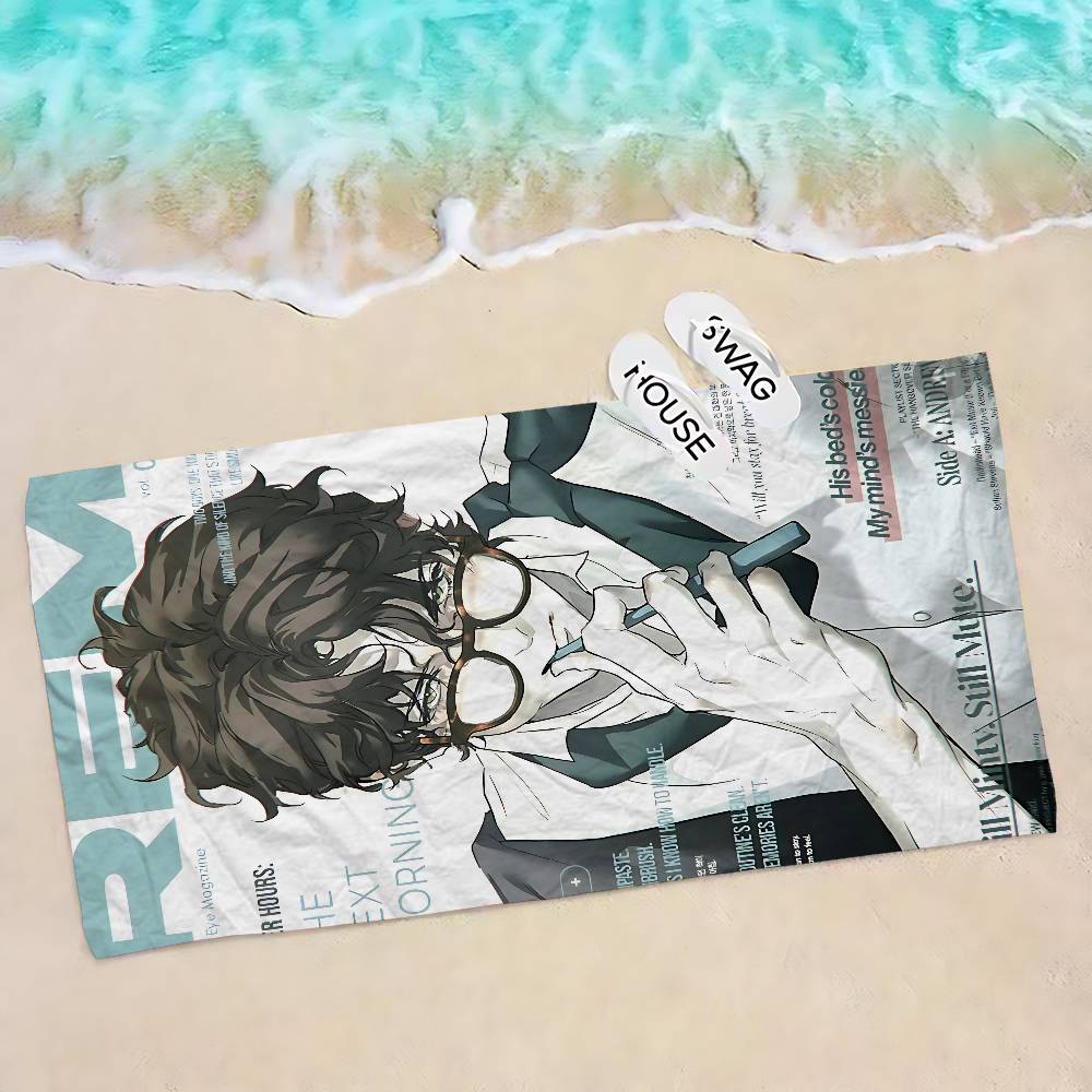 Nerd Project bl Anime Bath Towel Microfiber Soft Water Absorbing Breathable For Girl Kids Decorative Cartoon Beach Towel