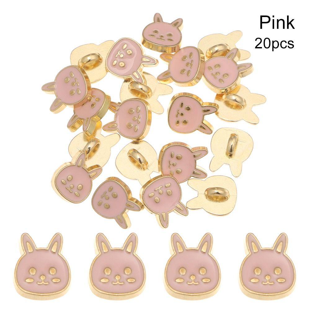 Sewing Accessories Ultra-small Buckle Doll Rabbit Buttons Doll Belt Buckles 1/6 Dolls Clothing