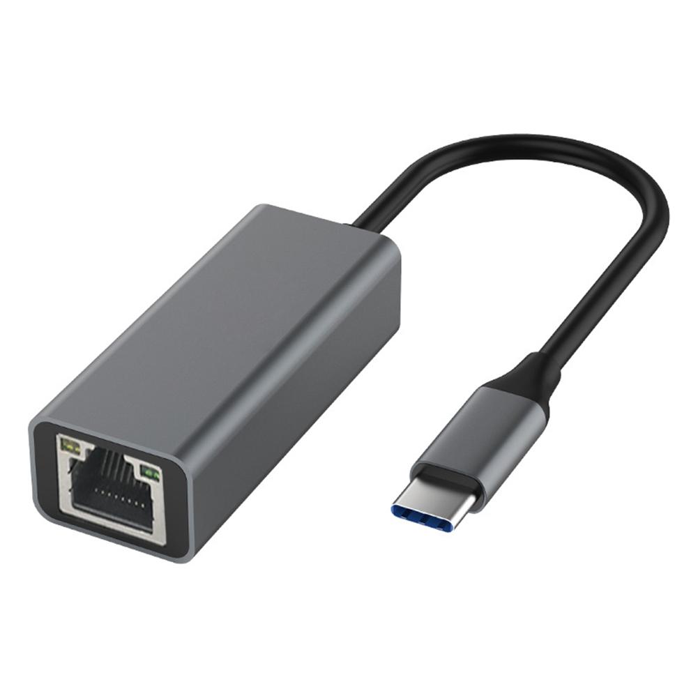 Type-C To RJ45 Gigabit Ethernet Type-C To Ethernet Adapter 10/100/1000Mbps Desktop Network Card USB Type-C for Computer Desktop