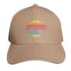 Minimal summer sunrise Baseball Cap fishing caps Unisex Fishing cap Trucker Cap custom Hat Unisex Womens