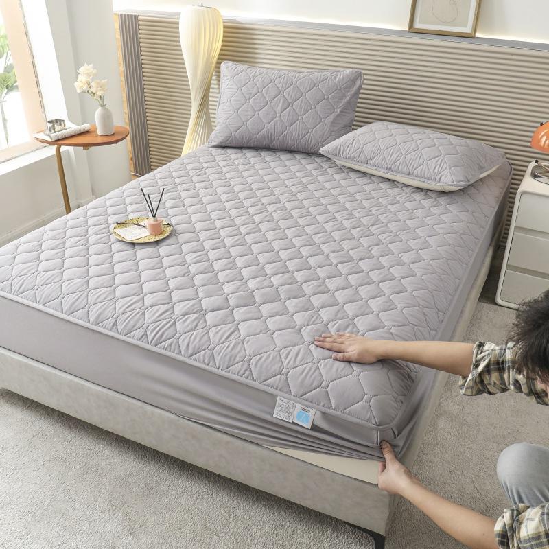 2025Утолщенная водонепроницаемая простыня стеганая простыня для младенцев, пожилых людей, барьер от мочи, защита от клещей, пыленепроницаемое покрывало
