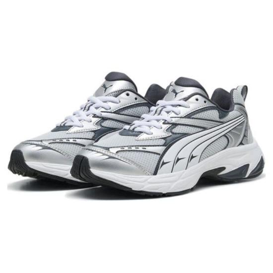 Puma Кроссовки унисекс Morphic Silver Glacial Grey Белые Strong-Grey 392724-16