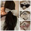 Versatile Pearl Bow Hair Loop Elastic Ponytail Hair Loop Fashion Headstring  Women Girl