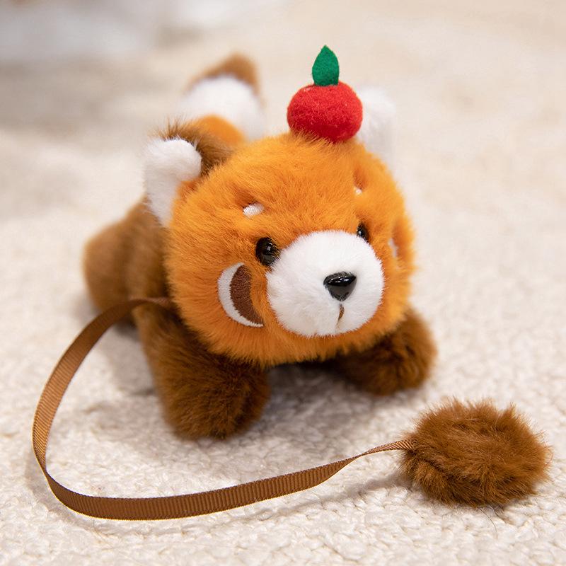 Плюшевая игрушка на плечо «Енотовидная панда» и магнит-сувенир из зоопарка - Детский подарок