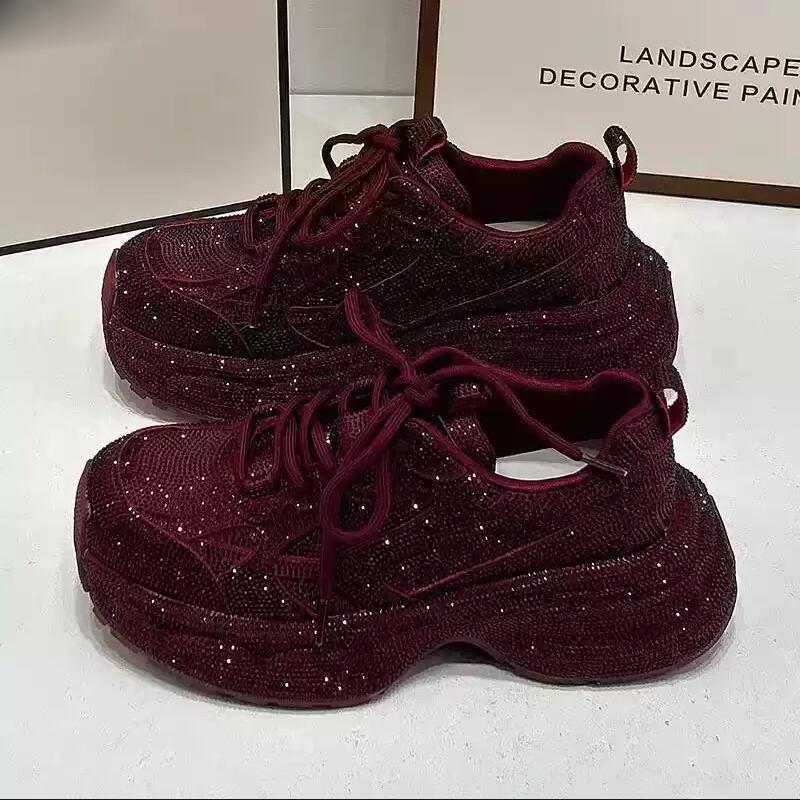 Новые повседневные туфли на толстой подошве, увеличивающие рост, из парижской натуральной кожи ринонет, дышащие папины кроссовки