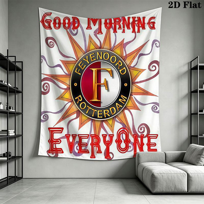 Feyenoord poster Wall Hanging Printed Fabric Blanket Decorative Tapestries for Bedroom Living Room Home Decor