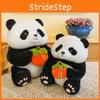Cute Panda Persimmon Plush Doll Simulation Tourist Souvenir Gift Childrens