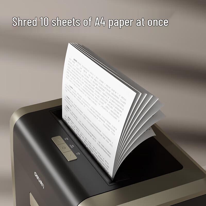 Deli GA702 Commercial Paper Shredder CN plug (adapter included)