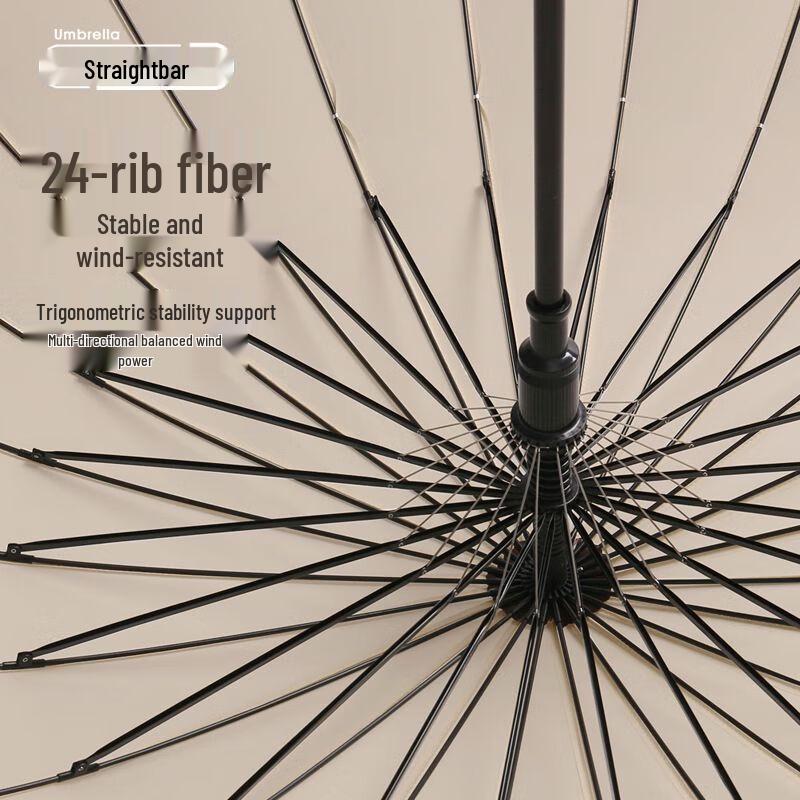 Automatic 24-Rib Long Handle UV Umbrella