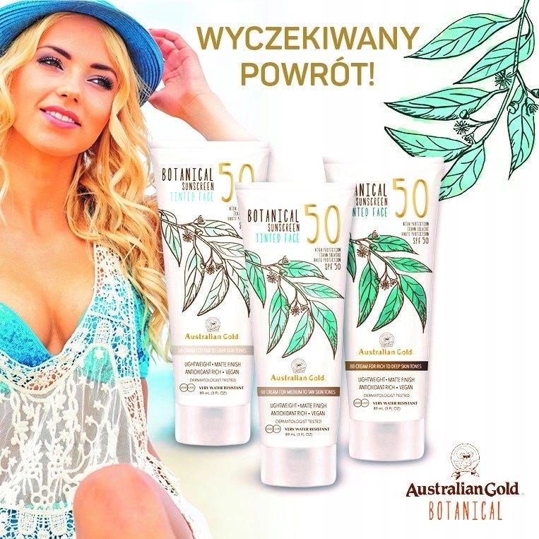 Australian Gold SPF50 FACE Яркий оттенок BB-крема