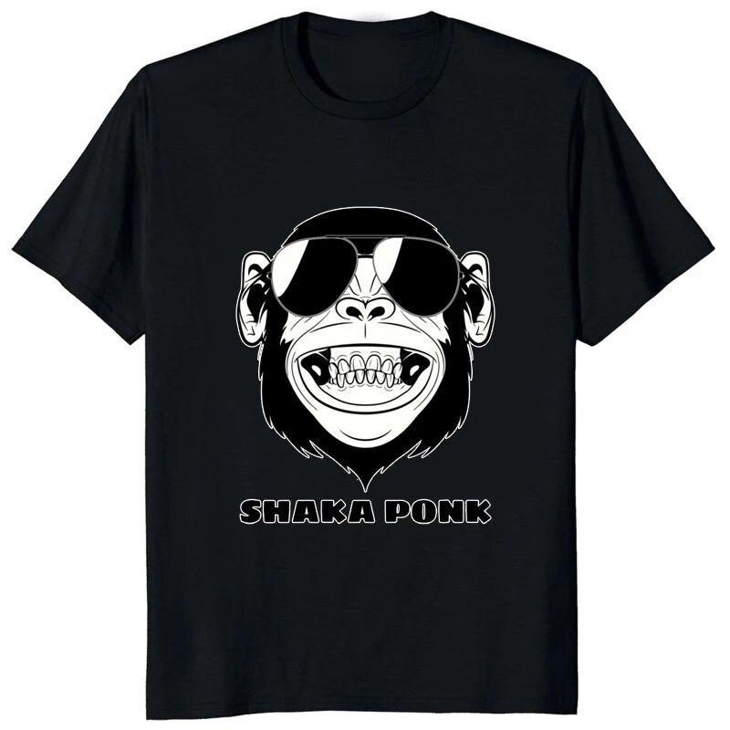 Shaka Ponk Fashion Harajuku Футболка унисекс Unisexga Monkey Graphic Y2k Женская одежда Уличная одежда Хипстер Свободная футболка Повседневные футболки