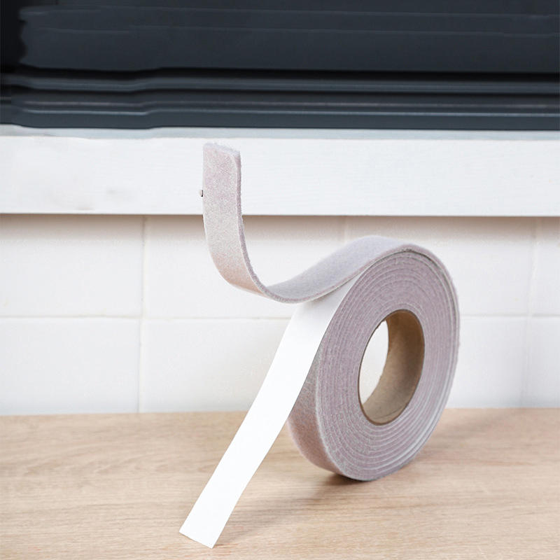 Window Glass Water Absorption Strip Solid Color Thickened Felt Cotton Tape Glass Absorbent-Adhesive For Sinks Walls Prevent Condensation
