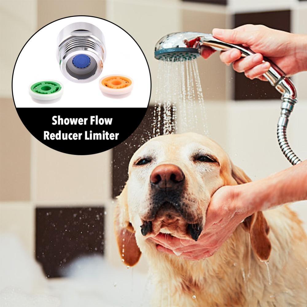Colorful Water Flow Restrictor Plastic Flow Control Valve Shower Flow Limiter Kitchen Bathroom
