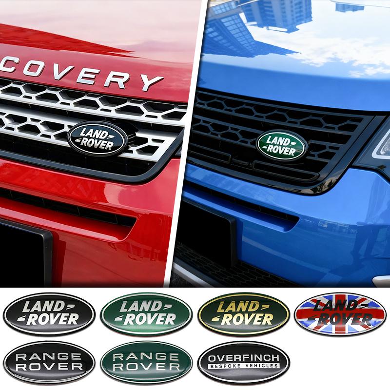 3D ABS Car Front Grille Hood Badge Emblem Original Lid Logo For Land Rover Evoque Discovery Defender L320 L322 L405 L494 Vogue P FG2