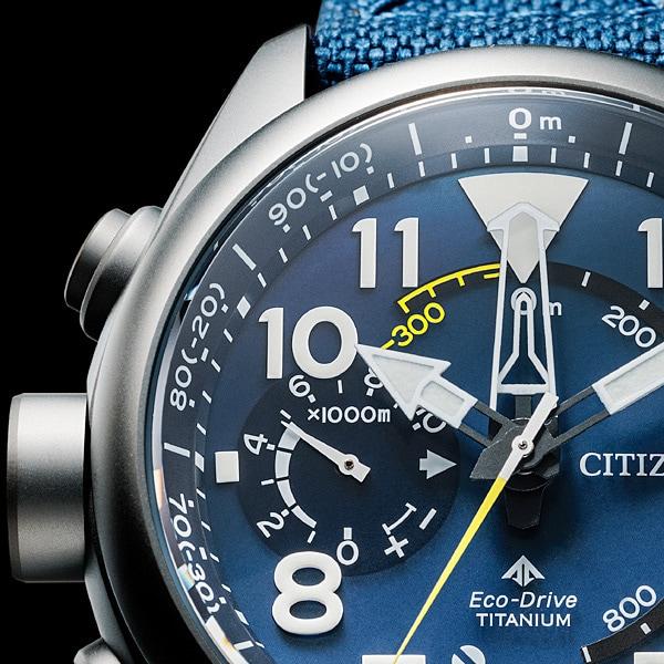 Citizen BN4065-07L ( Watch PROMASTER LAND Series Solar-powered Eco-Drive Alticron) Round Watch Blue