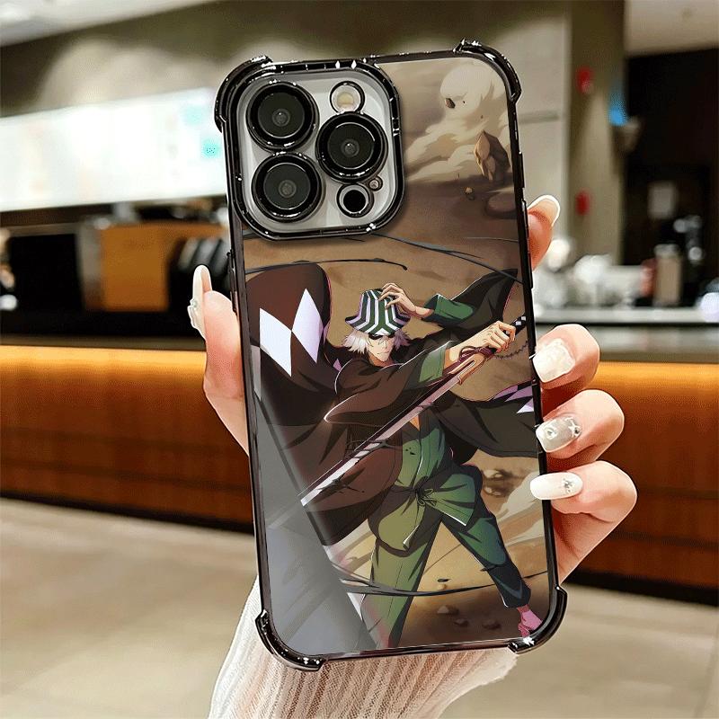 Чехол для телефона с покрытием Bleach Kisuke Urahara для Iphone 16 17 Pro Max Air 16E 14 15 Plus 12 13 Mini Защита от падения Покрытие с подушкой безопасности