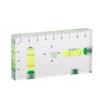 Magnetic Mini Bubble Level Two Directions Spirit Level Picture Hanging Levels Mark Measuring Instruments Layout Tools