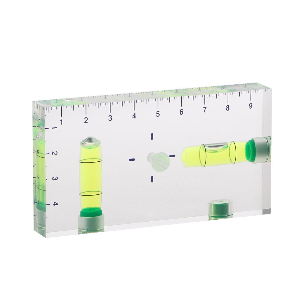 Magnetic Mini Bubble Level Two Directions Spirit Level Picture Hanging Levels Mark Measuring Instruments Layout Tools