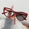 Fashion Retro Pochromic Glasses Vintage Cat Eye Women Men Color Change Eyeglasses Frame Chameleon Eyewear UV400 Sun Glasses