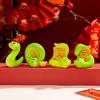 6PCS Spring Festival Snake Miniatures 2025 New Year Mini Snake Figures  Home Office
