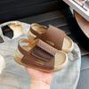 Детские повседневные римские сандалии с мягкой подошвой для мальчиков и девочек