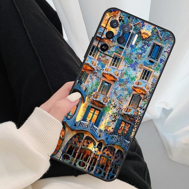 Casa Batllo Барселона Испания Чехол Для Oppo A40 A60 A80 A5 Pro A15 A16 A17 A57 A77 A94 A74 A54 A76 A96 A18 A38 A58 A78 A98