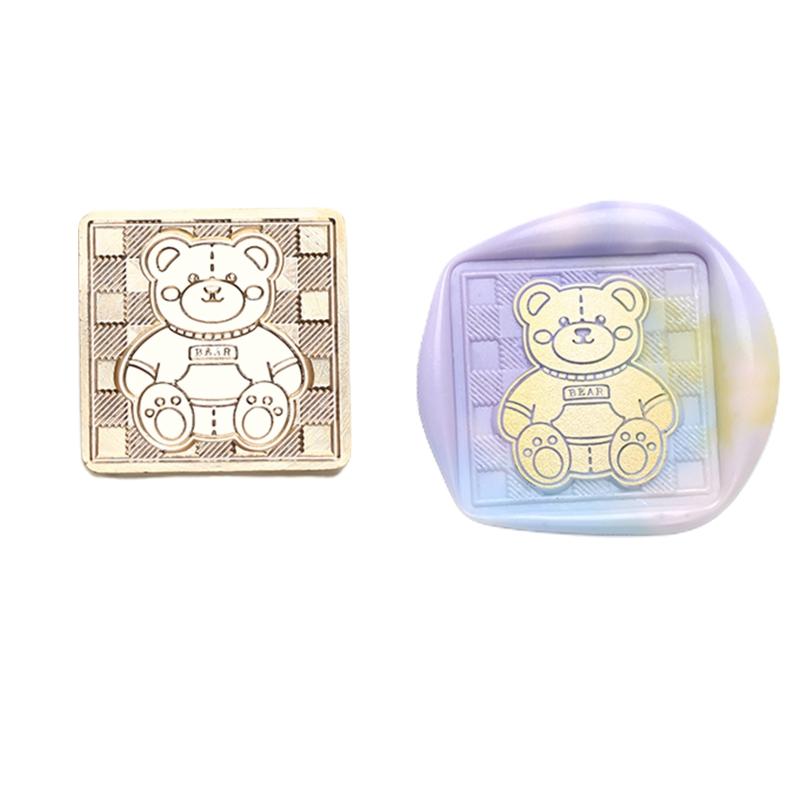 Сменный восковой штамп с героями мультфильмов, 11 видов конструкций, круглый/квадратный/прямоугольный для изготовления карточек «сделай сам», запечатывающий конверт