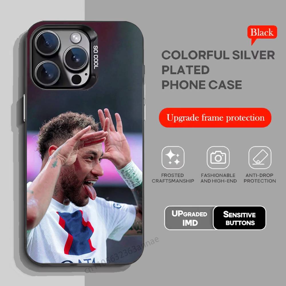Чехол для телефона N-Neymar Football 10 для iPhone 15 16 Pro Max Air SE 11 13 Pro 14 Plus 12 11Pro 15Pro Max 16e