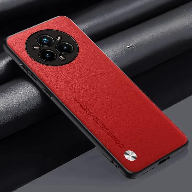 Для Realme 14 Pro Plus чехол простой PU кожаный силиконовый TPU защитный чехол для камеры для Realme 14X 14Pro + 13 Plus ударопрочный жесткий бампер