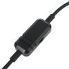 Обновленный портативный кабель для наушников Beyerdynamic MMX300 Черная оплетка ПУ-провод Вспомогательный кабель