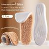 1Pair Latex Thermal Warm Insoles Thicken Soft Comfortable Insoles For Men & Women, Self-Heated Winter Sport Shoes Pad