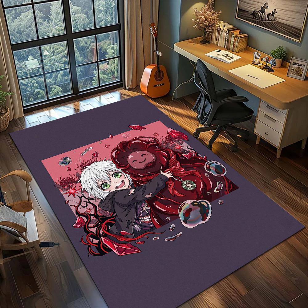 Tokyo Ghoul  Carpet Floor Mat Large Area Gamer Bedroom Washable Non Slip Home Room Decor YUN6512