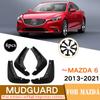 4 шт. автомобильные брызговики для Mazda 6 (ГДж) Atenza 2013-2017 2018 Брызговики Брызговики Брызговики